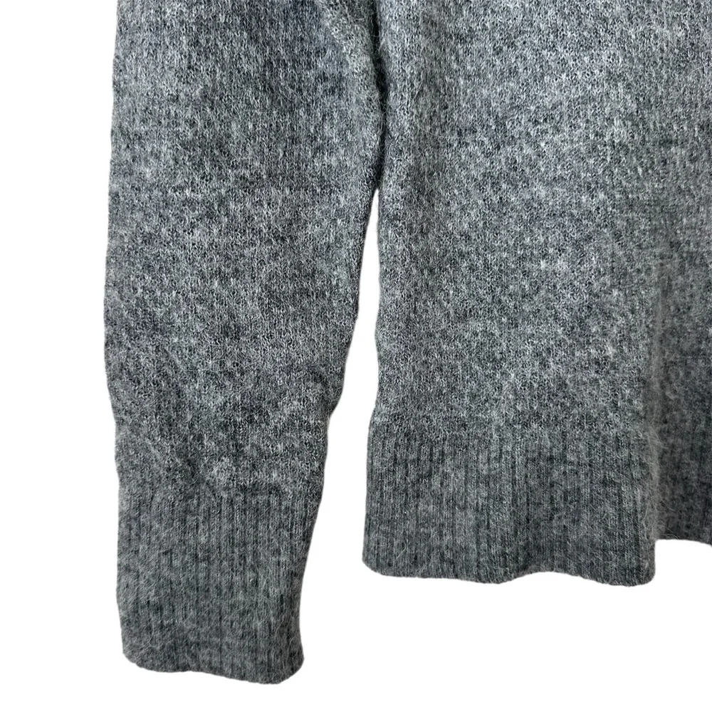 QUINCE BABY ALPACA-WOOL DIAMOND STITCH CREW - Picture 5 of 7